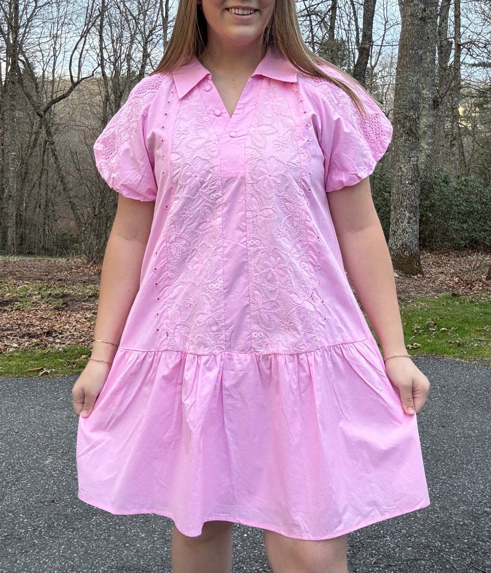 Pink Peony Dress