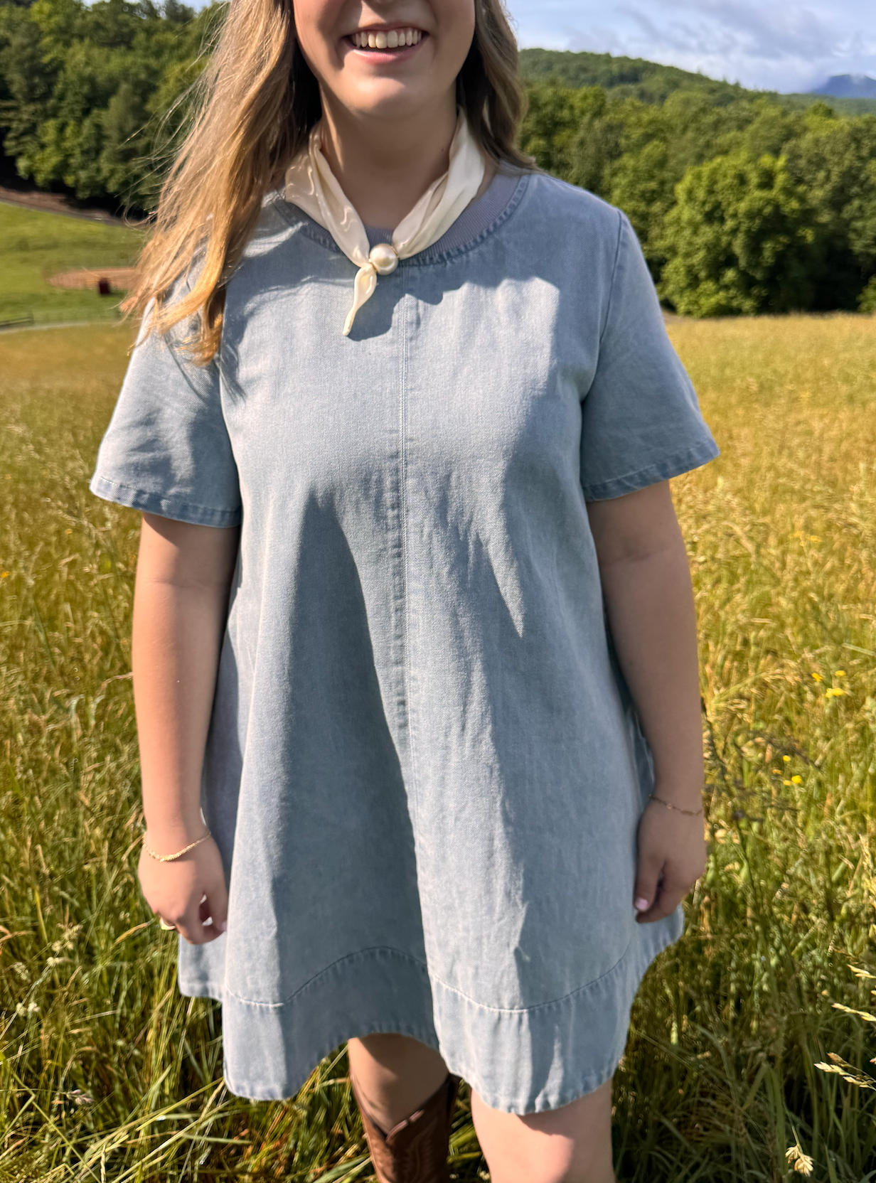 Buttercup Denim Dress